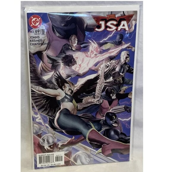 JSA Vol 1 #69 JSA/JSA, Chapter 2: Guardian Angels 2005 Alex Ross Cover Geoff Joh - Picture 10 of 11